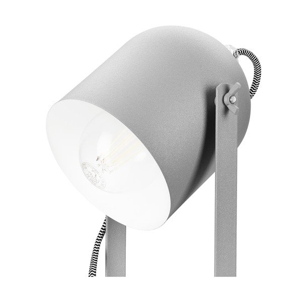 Szara lampa stołowa − LAMKUR-image-3