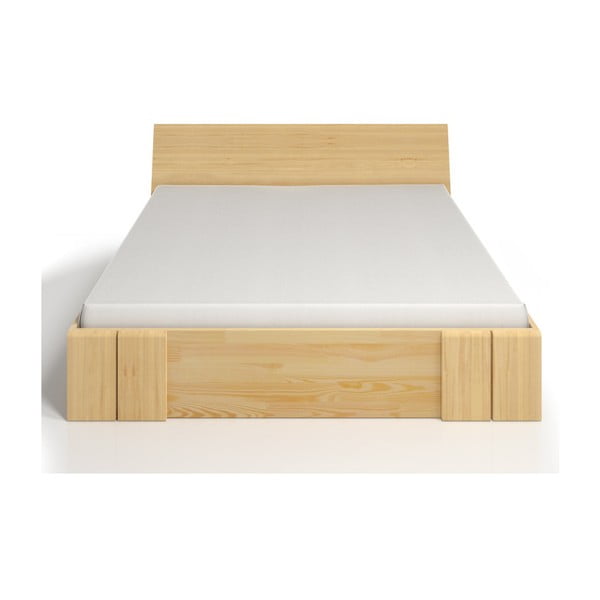 Łóżko 2-osobowe z drewna sosnowego z szufladą SKANDICA Vestre Maxi, 200x200 cm