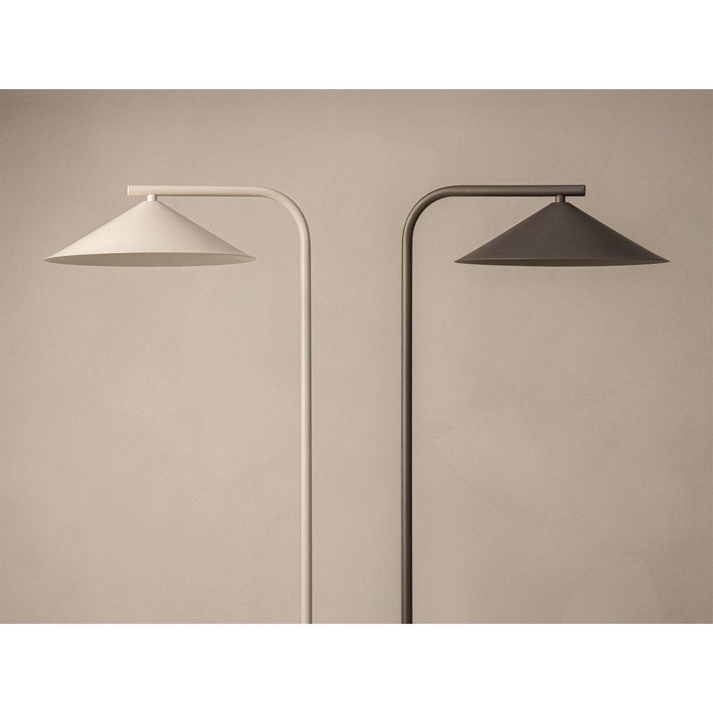 Brązowa metalowa lampa stojąca (wysokość 160 cm) Nocte – Micadoni (zdjęcie 5)