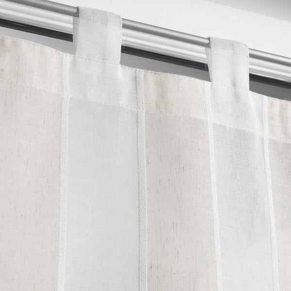 Kremowe firanki zestaw 2 szt. 60x120 cm Palaos – douceur d'intérieur-image-1