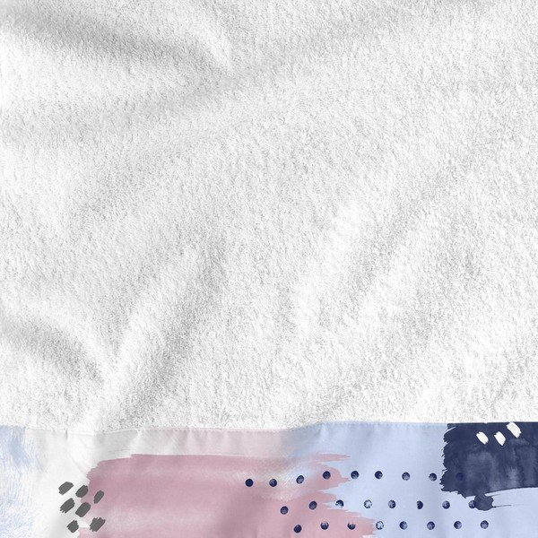 Zestaw 2 bawełnianych ręczników Blanc Tempera-image-1