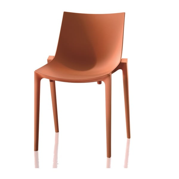Pomarańczowe krzesło Magis Zartan