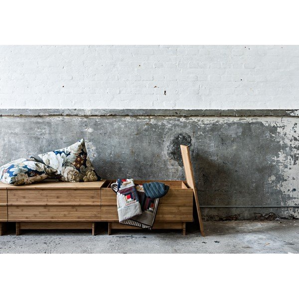 Ławka bambusowa ze schowkiem We Do Wood Correlations-image-1