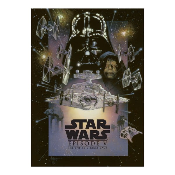 Plakat z blachy Star Wars - The Empire Strikes Back