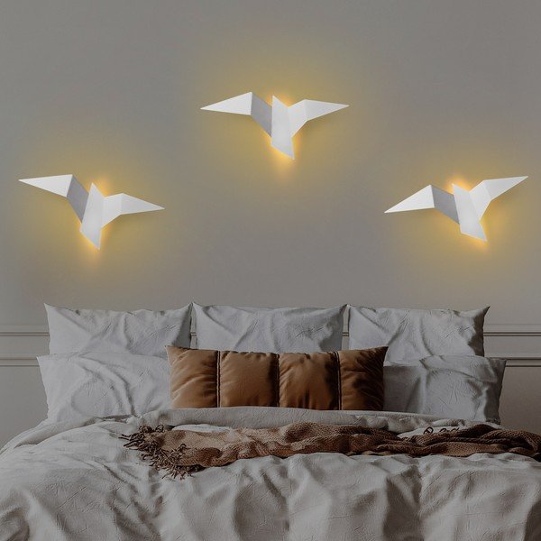 Biały kinkiet LED Pacali – Opviq lights-image-1