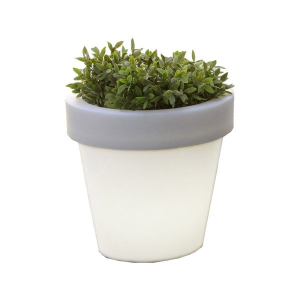 Biała doniczka z podświetleniem Tomasucci Classic, ⌀ 45 cm-image-3
