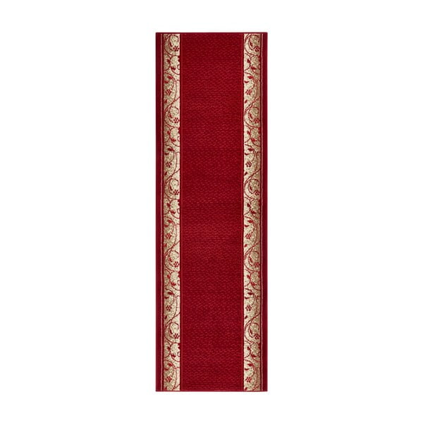 Dywan Basic Elegance, 80x400 cm, czerwony