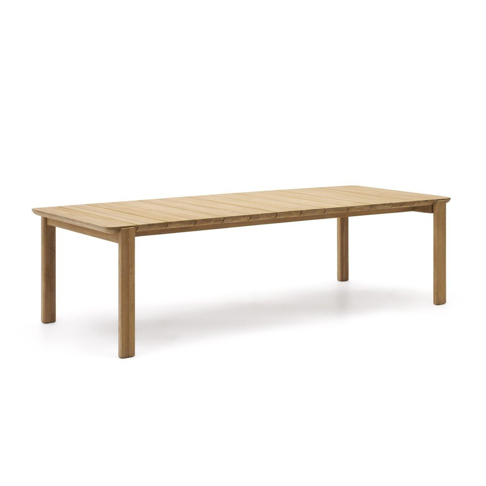 Stół ogrodowy z litego drewna tekowego 102x220 cm Icaro – Kave Home