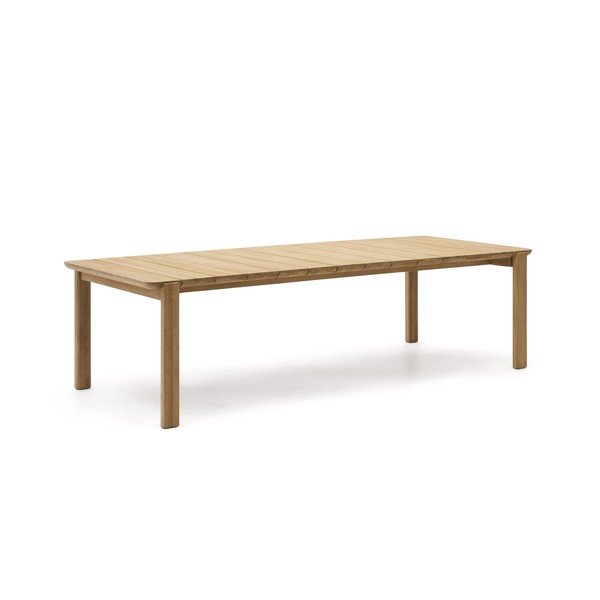 Stół ogrodowy z litego drewna tekowego 102x220 cm Icaro – Kave Home