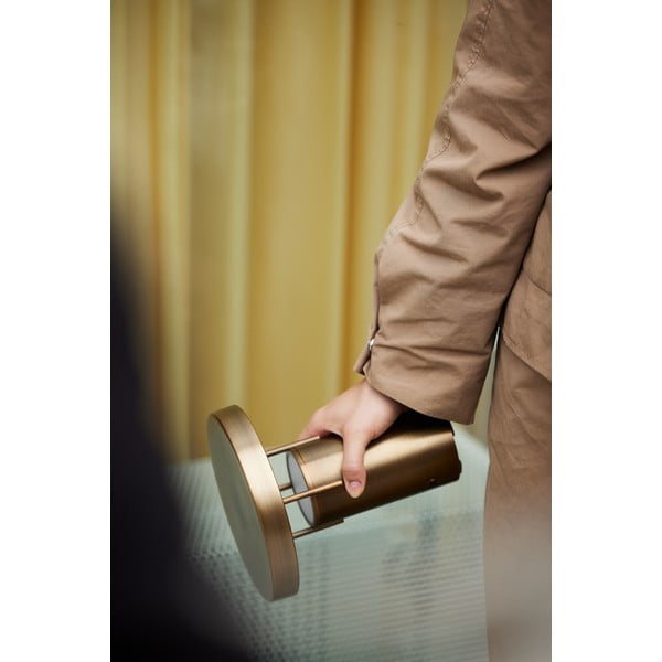 Lampa stołowa LED ze ściemniaczem w kolorze brązu (wysokość 20 cm) BringMe – Hübsch-image-3