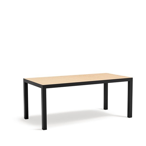 Stół z blatem z drewna dębowego 75x180 cm Alma – Teulat-image-2