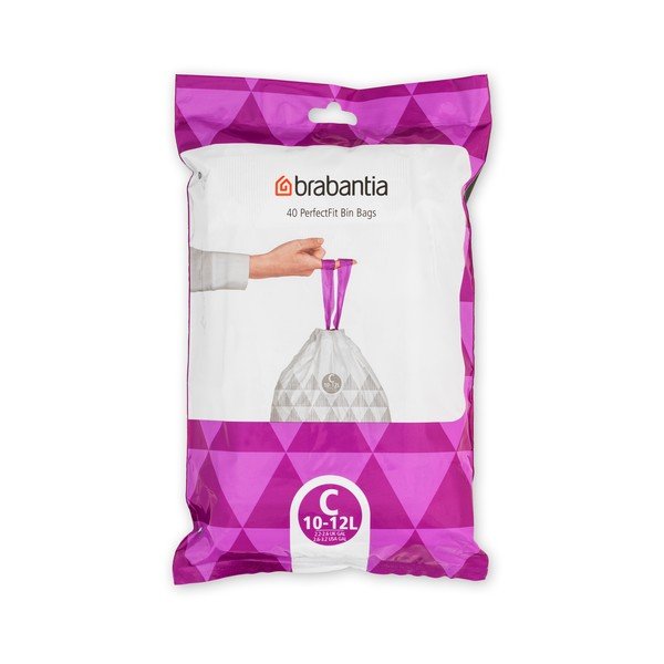 Worki na śmieci zestaw 40 szt. 12 l PerfectFit C – Brabantia
