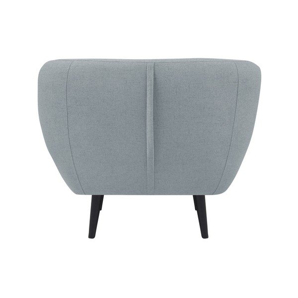 Jasnoniebieski fotel z brązowymi nogami Mazzini Sofas Piemont-image-1