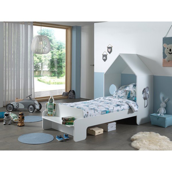 Białe łóżko dziecięce Vipack Casami, 90x200 cm-image-1