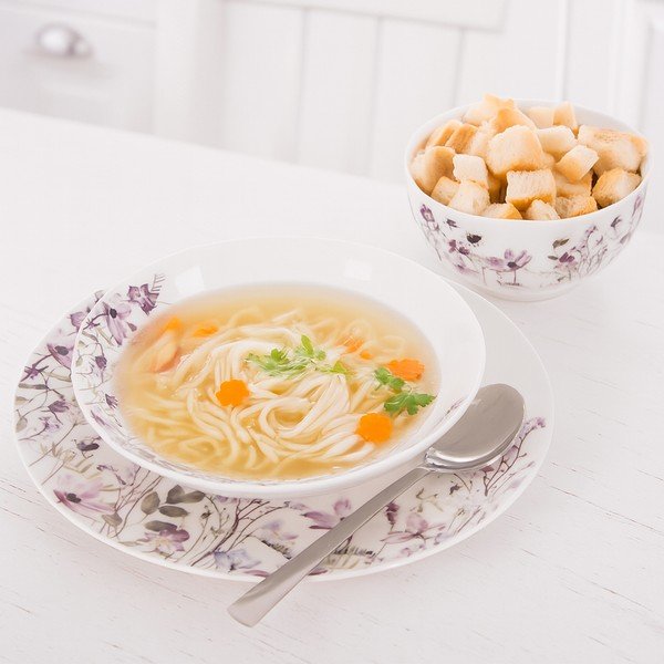 Porcelanowy zestaw talerzy 18 szt. Louka – Orion-image-2