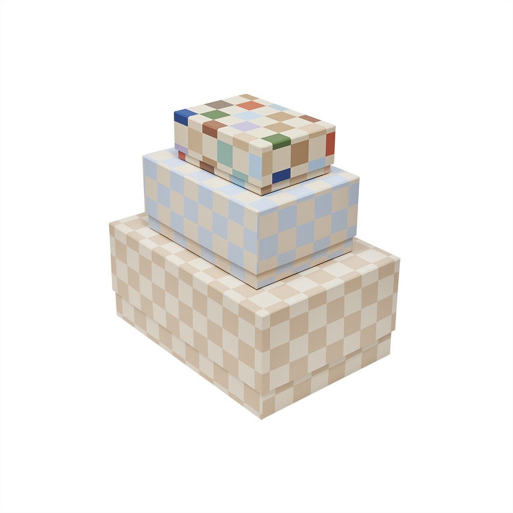 Kartonowe pojemniki dziecięce zestaw 3 szt. 31x22x14 cm Mana – OYOY Mini