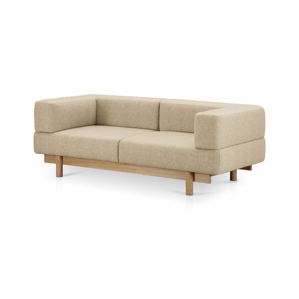 Beżowa wełniana sofa 200 cm Alchemist – EMKO-image-2
