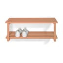 Łososiowa metalowa wisząca szafka na buty 71x26x34 cm Marco – Spinder Design