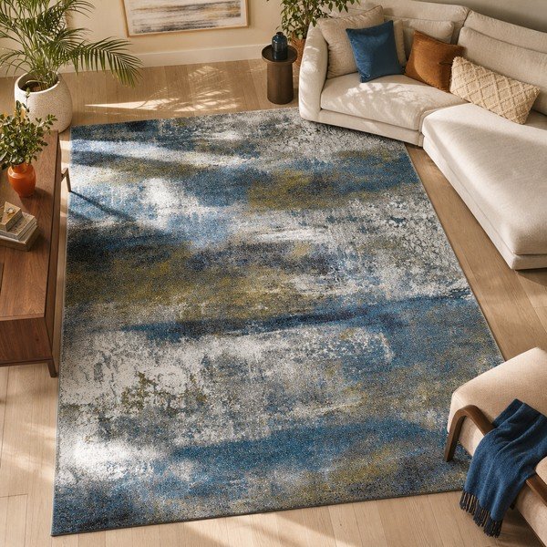 Niebieski dywan Universal Kalia Abstract, 160x230 cm-image-4