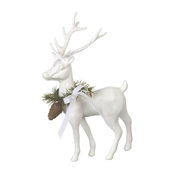 Dekoracja Reindeer White, 20x14x6,5 cm