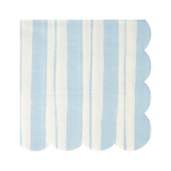 Papierowe serwetki zestaw 16 szt. Ticking Stripe – Meri Meri-image-4