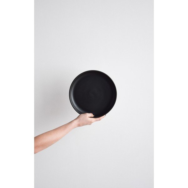 Czarna kamionkowa misa ÅOOMI Luna, ø 23,5 cm-image-1