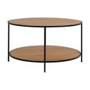Okrągły stolik z blatem w dekorze dębu ø 80 cm Vita – House Nordic