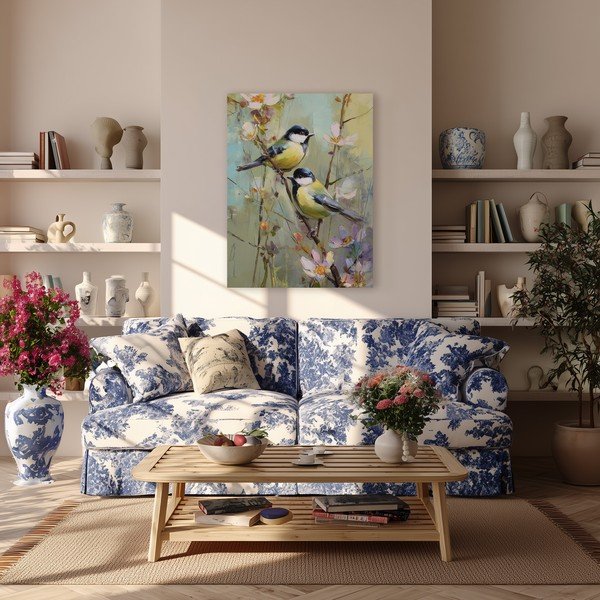 Obraz drukowany z ramą w zestawie 60x80 cm Parus Pair – Styler-image-2