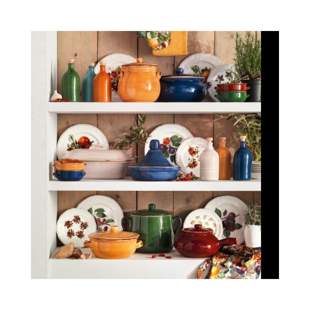 Garnek ceramiczny z pokrywką 2 l – Brandani (zdjęcie 3)