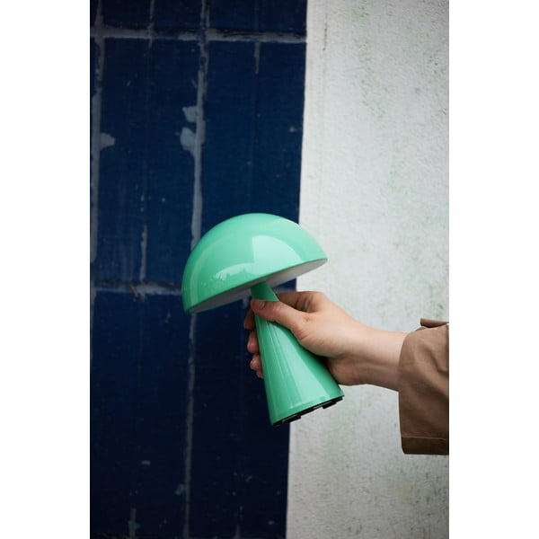 Miętowa lampa stołowa LED ze ściemniaczem (wysokość 20 cm) Mush – Hübsch-image-4