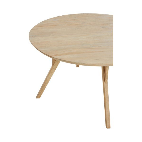 Okrągły stół z litego drewna mango ø 120 cm Quenza – Light & Living-image-3