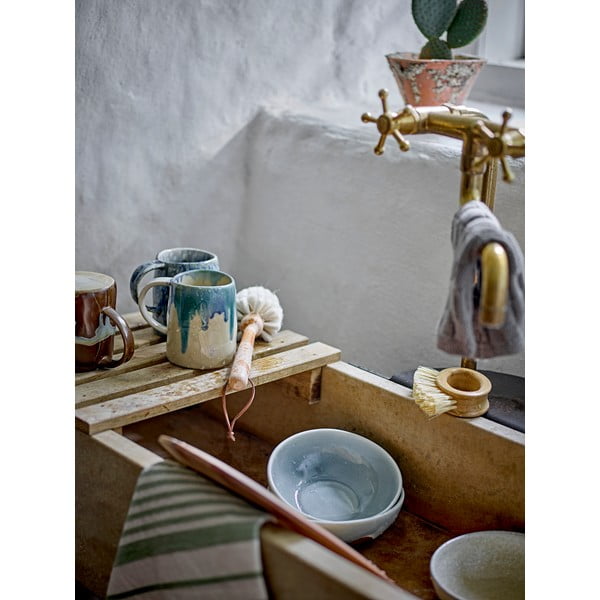 Niebiesko-beżowy kamionkowy kubek 450 ml Yori – Bloomingville-image-2