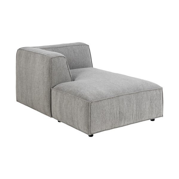 Jasnoszary moduł szezlonga do sofy Bonami Selection Fairfield, lewostronny-image-3