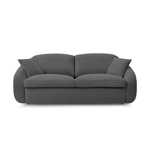 Ciemnoszara rozkładana sofa 235 cm Cezanne – Bobochic Paris