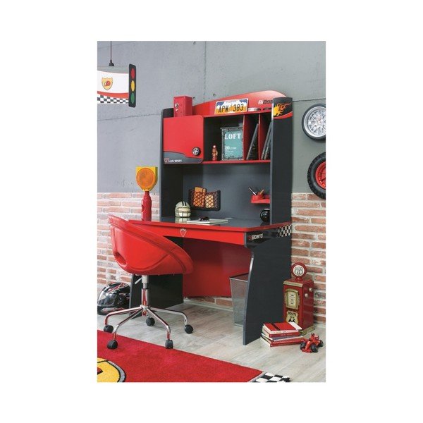 Czerwone biurko Champion Racer Study Desk-image-2
