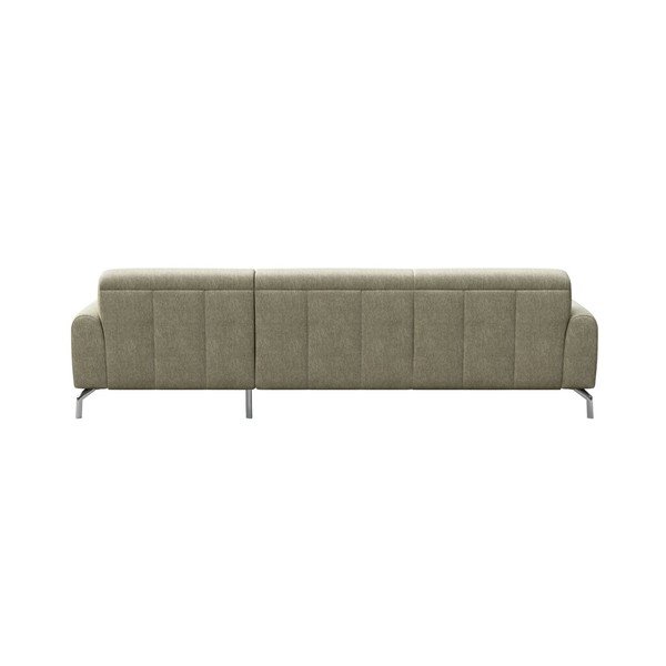 Jasnobeżowa sofa narożna MESONICA Puzo, prawy róg-image-3