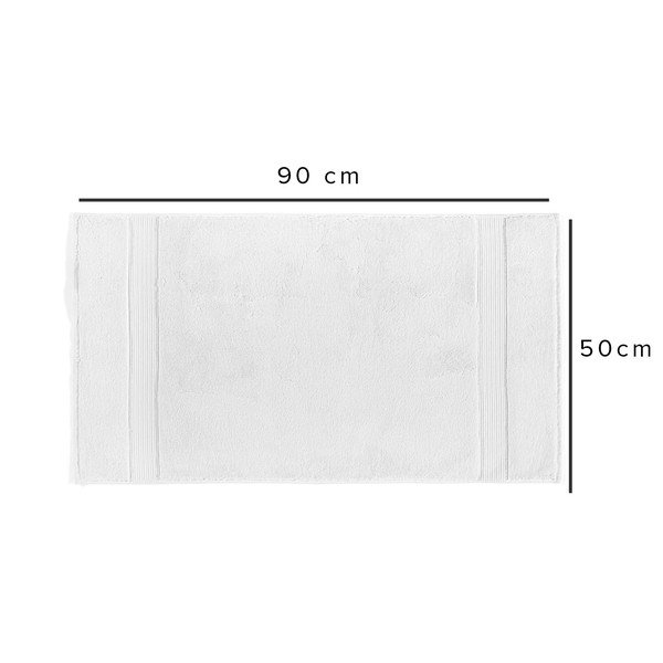 Biały bawełniany ręcznik 50x90 cm Chicago – Foutastic-image-2