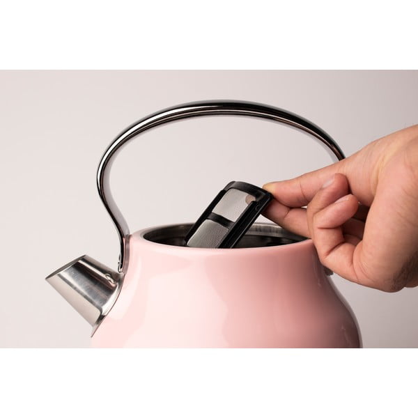Różowy czajnik elektryczny 1,7 l Heritage – Haden-image-3