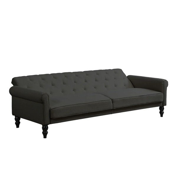 Antracytowa częściowo rozkładana/rozkładana sofa 222 cm Tyne – Støraa-image-3