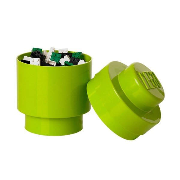Okrągły pojemnik LEGO, różowy-image-3
