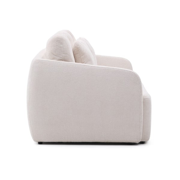 Kremowa rozkładana sofa  z tkaniny szenilowej 225 cm Laira – Kave Home-image-3