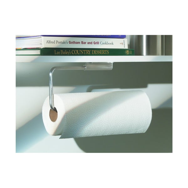 Metalowy uchwyt na ręczniki papierowe iDesign Swivel, dł. 30,5 cm-image-4
