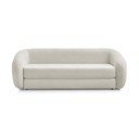 Beżowa rozkładana sofa z tkaniny szenilowej 228 cm Neyo – Bobochic Paris