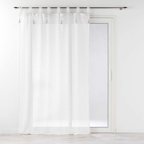 Biała firanka 140x240 cm Dalila – douceur d'intérieur