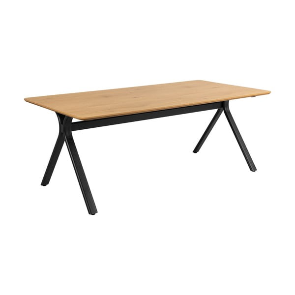 Stół z blatem w dekorze dębu 100x200 cm Bristol – Actona