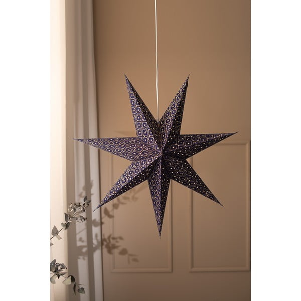 Ciemnoniebieska świąteczna wisząca dekoracja świetlna Baroque – Markslöjd-image-1