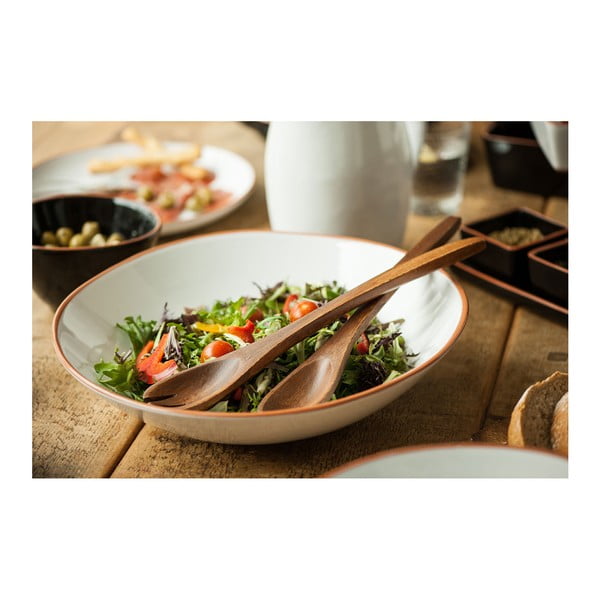 Zestaw 2 sztućców sałatkowych z drewna akacjowego Premier Housewares Socoro-image-2