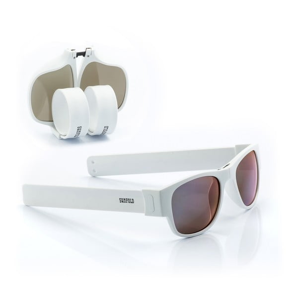 Białe zwijane okulary przeciwsłoneczne InnovaGoods Sunfold ES4