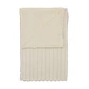 Kremowy koc z mikropluszu 130x170 cm Cosy Ribbed – Catherine Lansfield