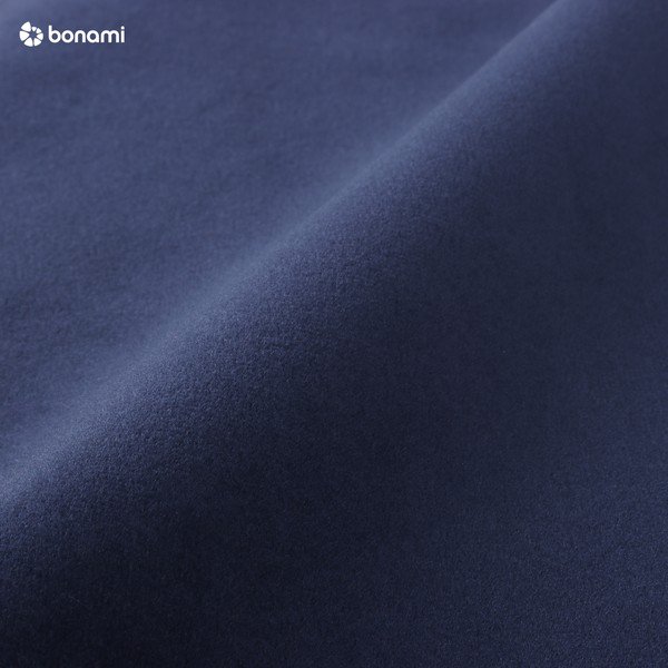 Ciemnoniebieski aksamitny podnóżek EMKO Bean-image-3